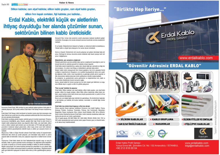 Kablosan Turkey Dergi Röportajı
